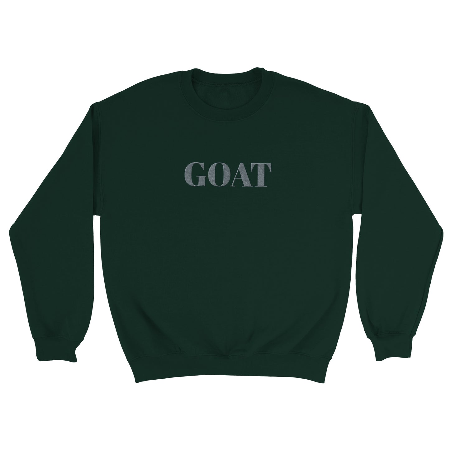 Trendy crewneck sweatshirt- GOAT