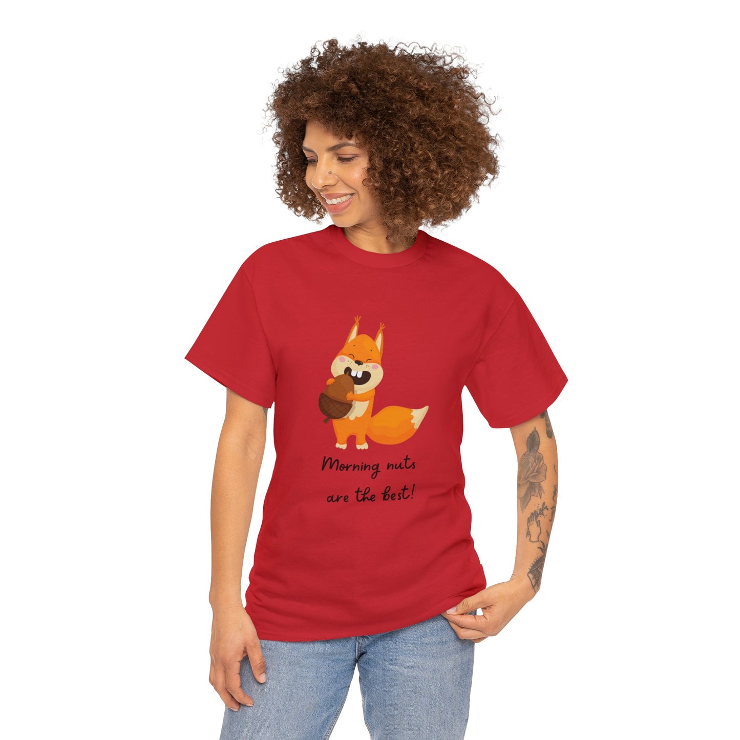 Squirrel & nuts humor funny apperal t-shirt Unisex Heavy Cotton Tee funny t-shirt gift