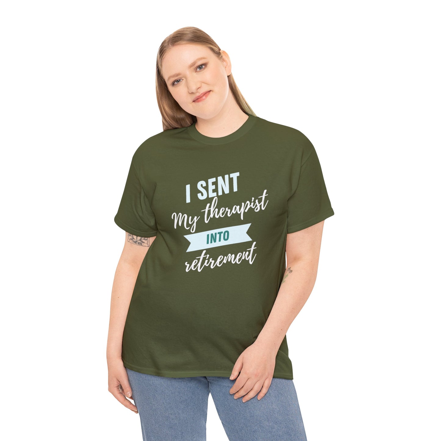 Therapist t-shirt funny apparel for her and him Unisex Heavy Cotton Tee