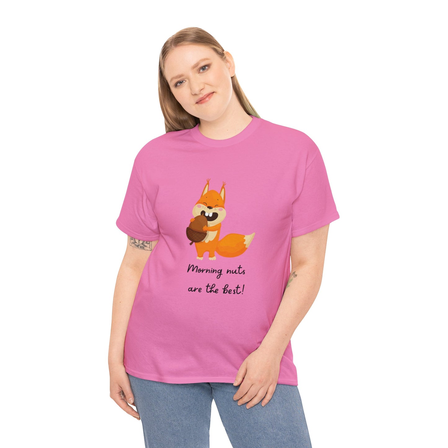 Squirrel & nuts humor funny apperal t-shirt Unisex Heavy Cotton Tee funny t-shirt gift