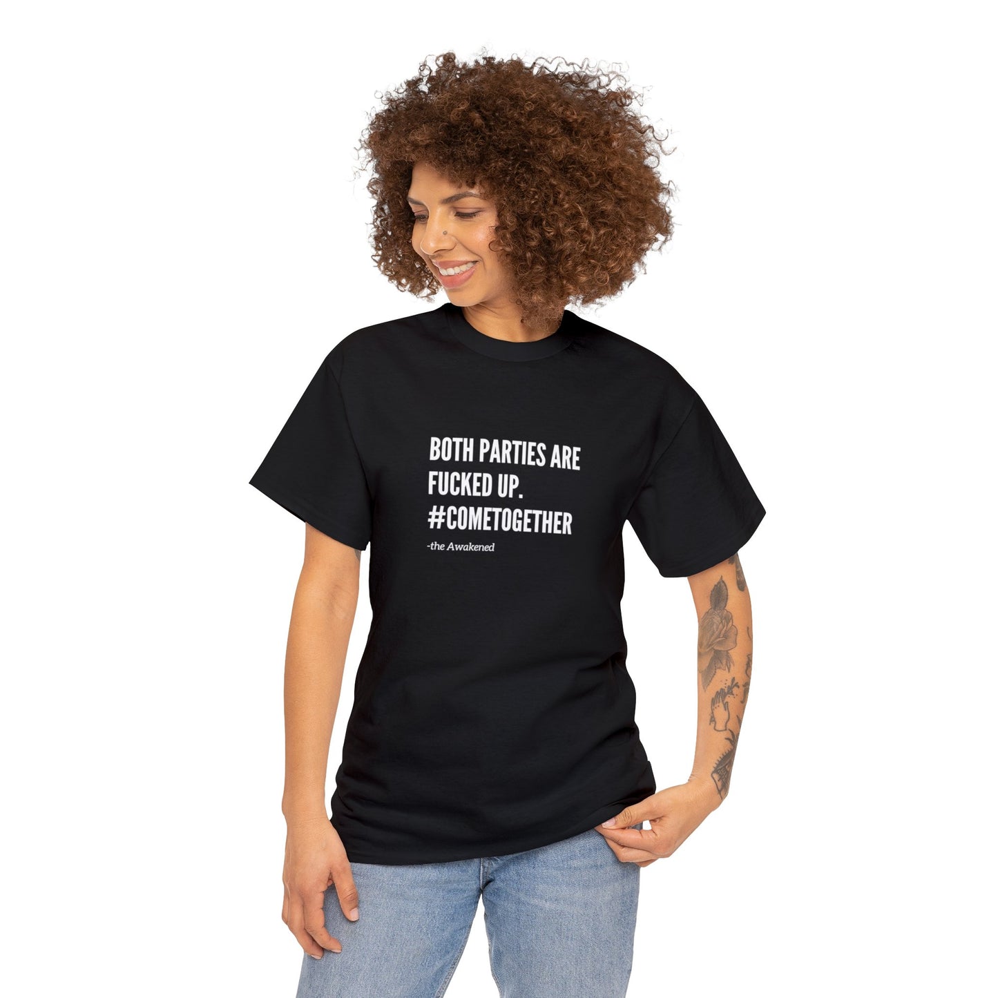 Unisex Heavy Cotton Tee - Come together