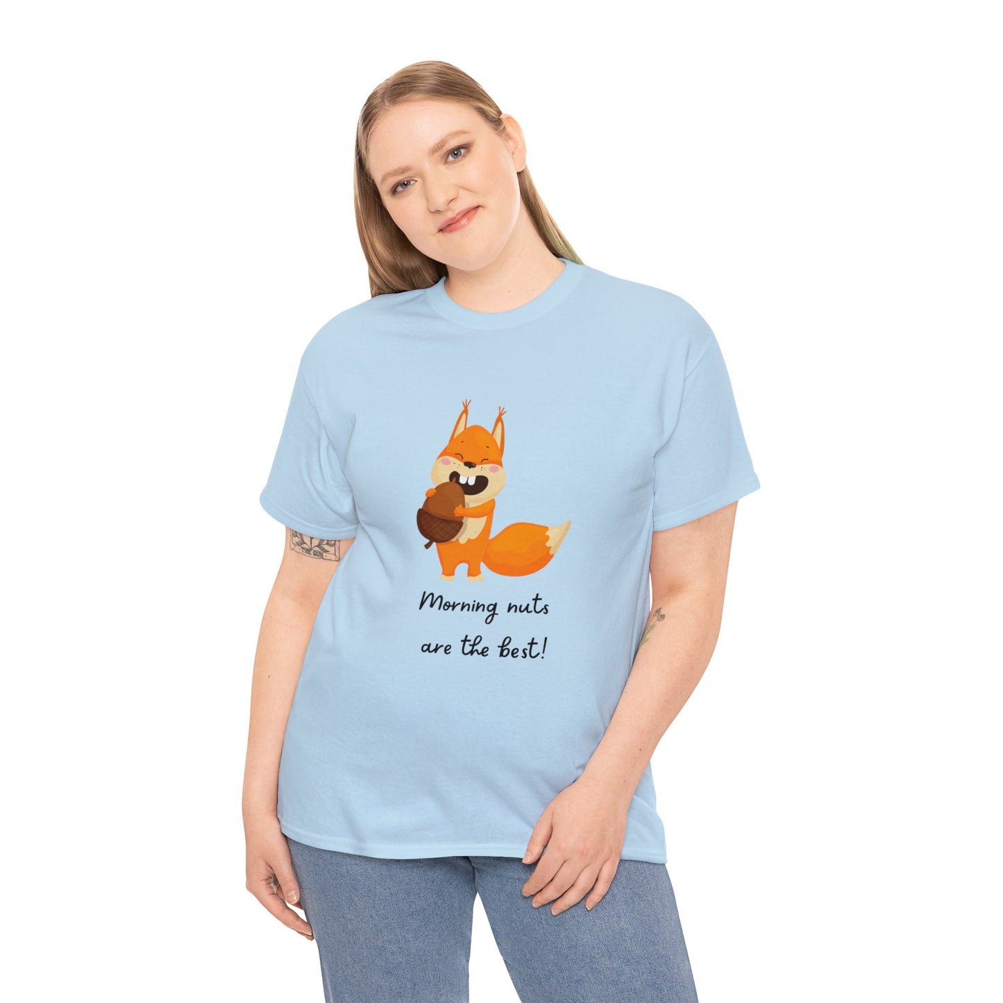 Squirrel & nuts humor funny apperal t-shirt Unisex Heavy Cotton Tee funny t-shirt gift