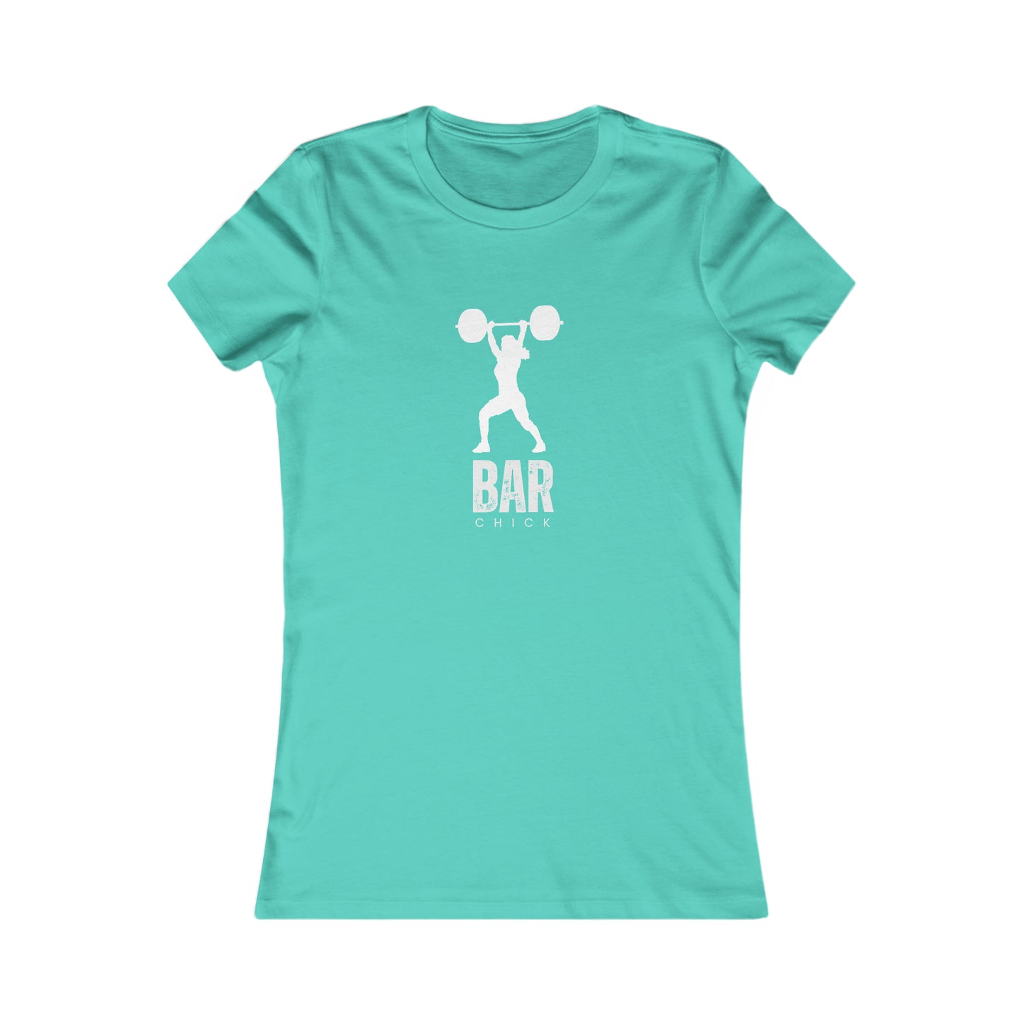 Fitted Women's fitness t-shirt- weightlifting tee- Bar Chick