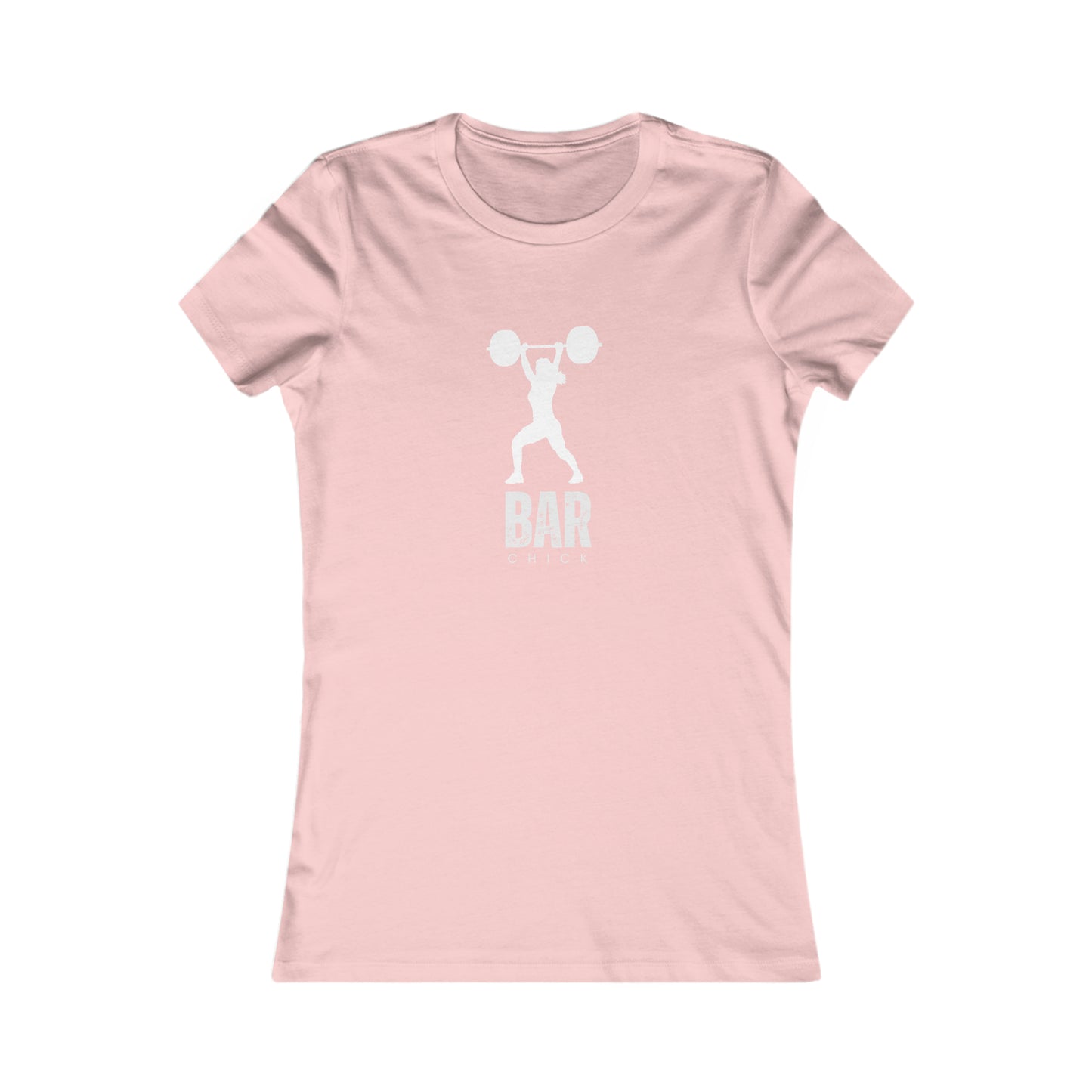 Fitted Women's fitness t-shirt- weightlifting tee- Bar Chick