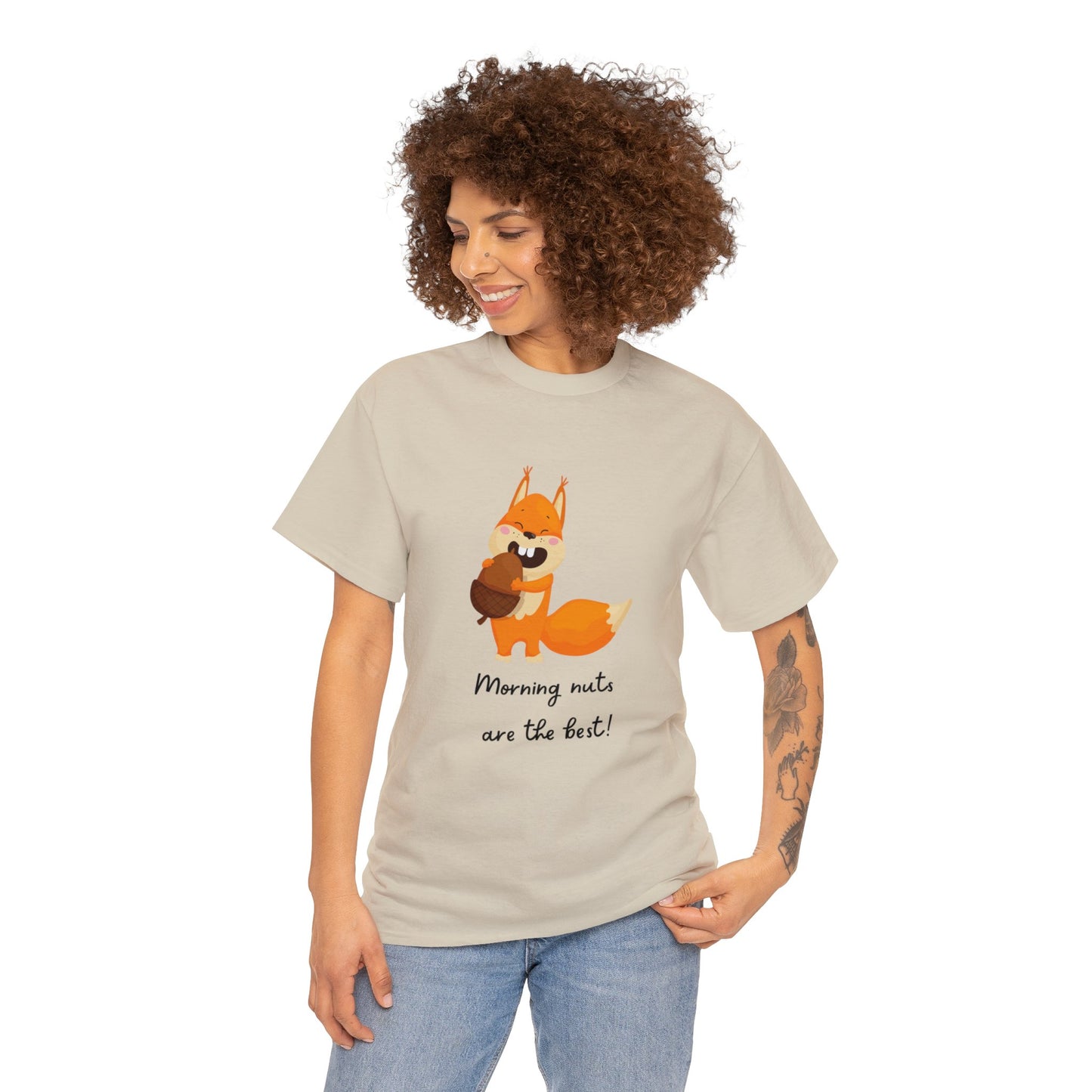 Squirrel & nuts humor funny apperal t-shirt Unisex Heavy Cotton Tee funny t-shirt gift