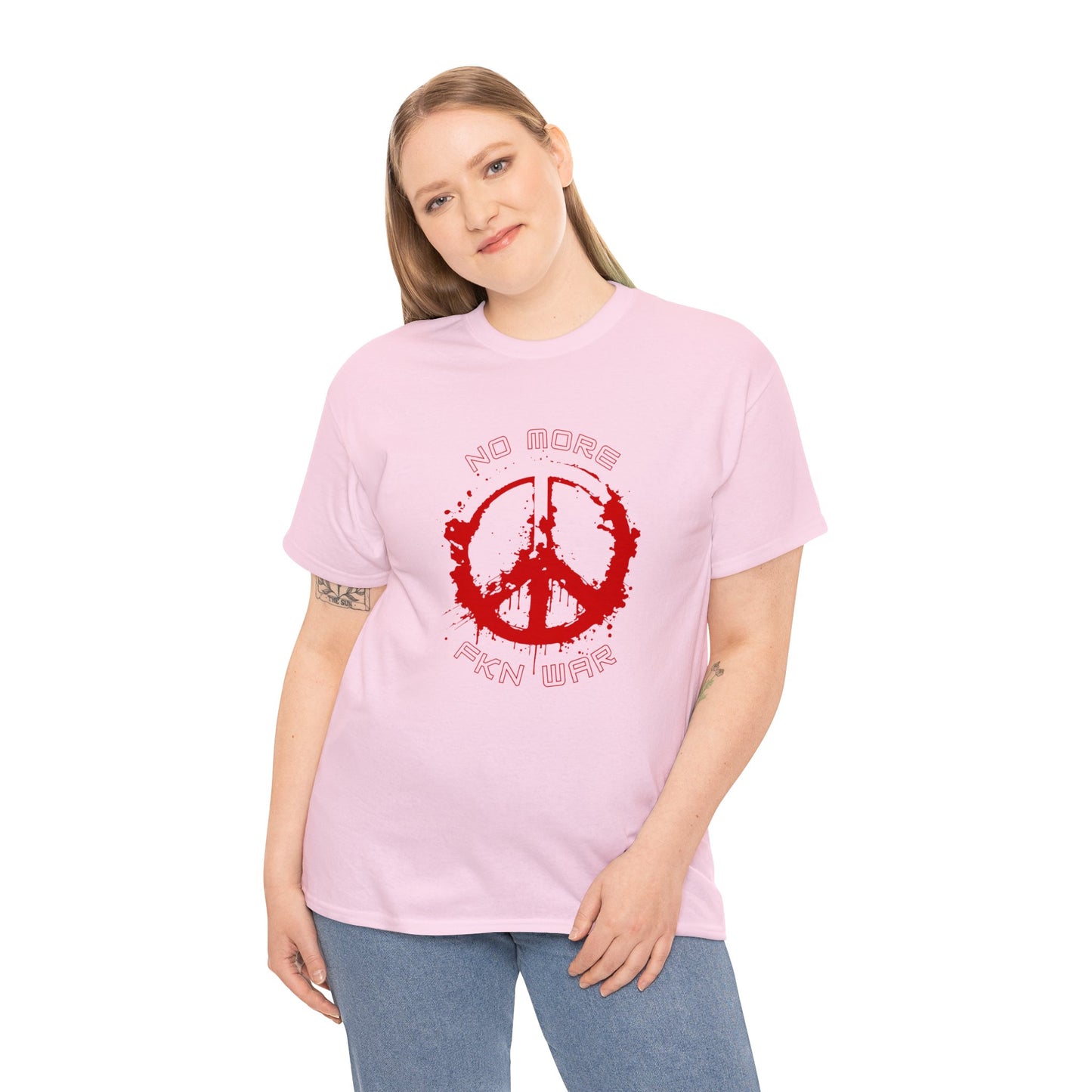 Cotton T-shirt- NO MORE WAR