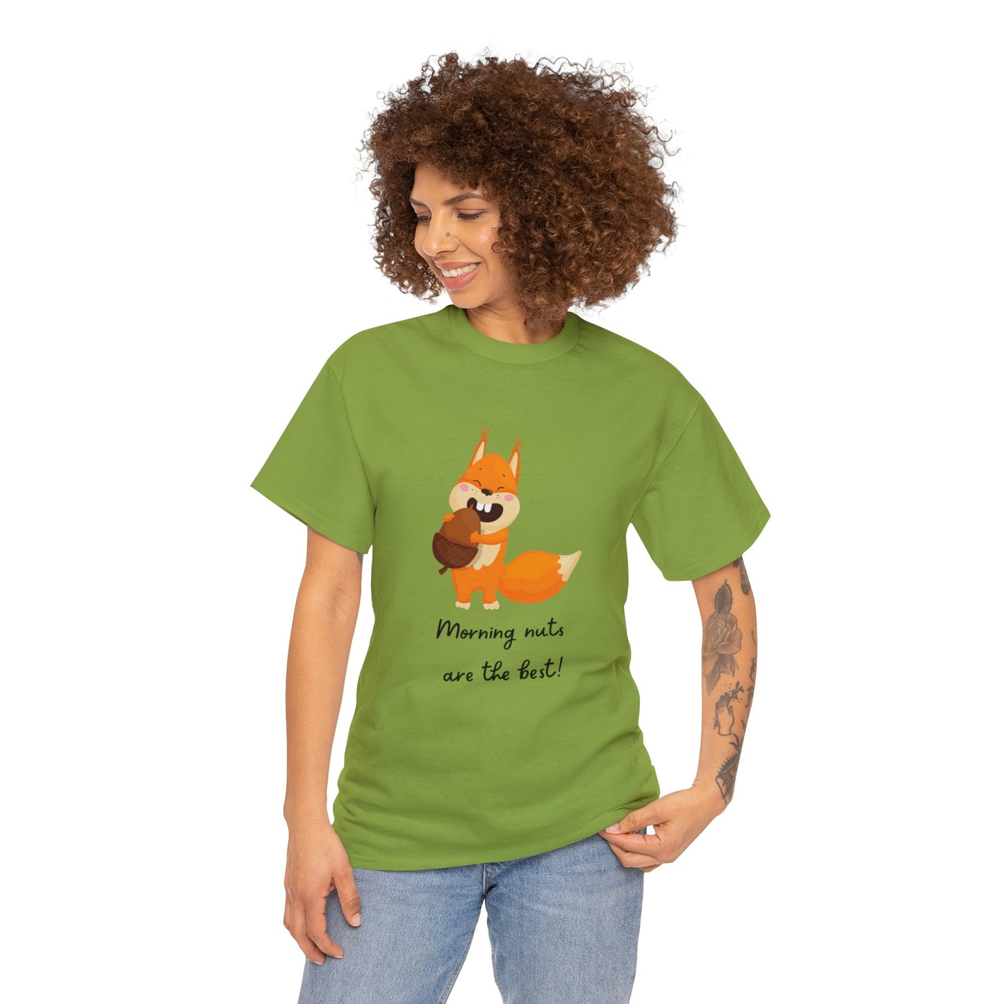 Squirrel & nuts humor funny apperal t-shirt Unisex Heavy Cotton Tee funny t-shirt gift