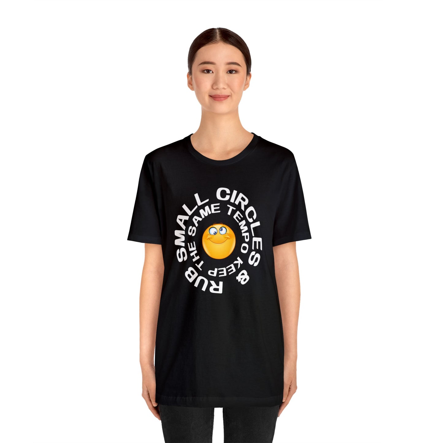 Women’s Jersey Short Sleeve Tee - Rub In Small Circles and Keep the Same Tempo