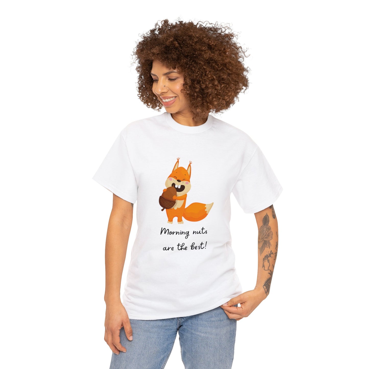 Squirrel & nuts humor funny apperal t-shirt Unisex Heavy Cotton Tee funny t-shirt gift