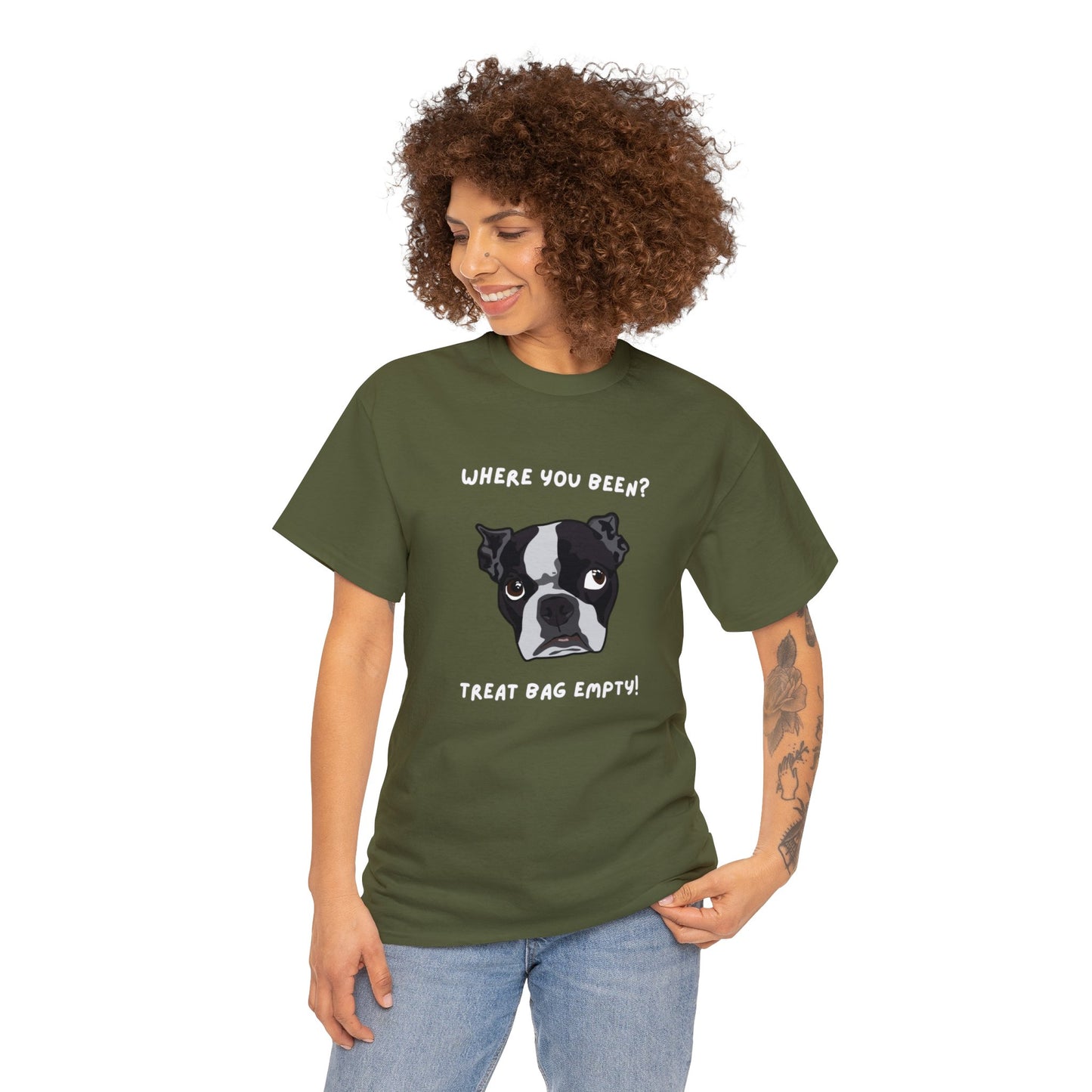 French bulldog funny Dog t-shirt dog lover trendy apparel shirt Unisex Heavy Cotton Tee