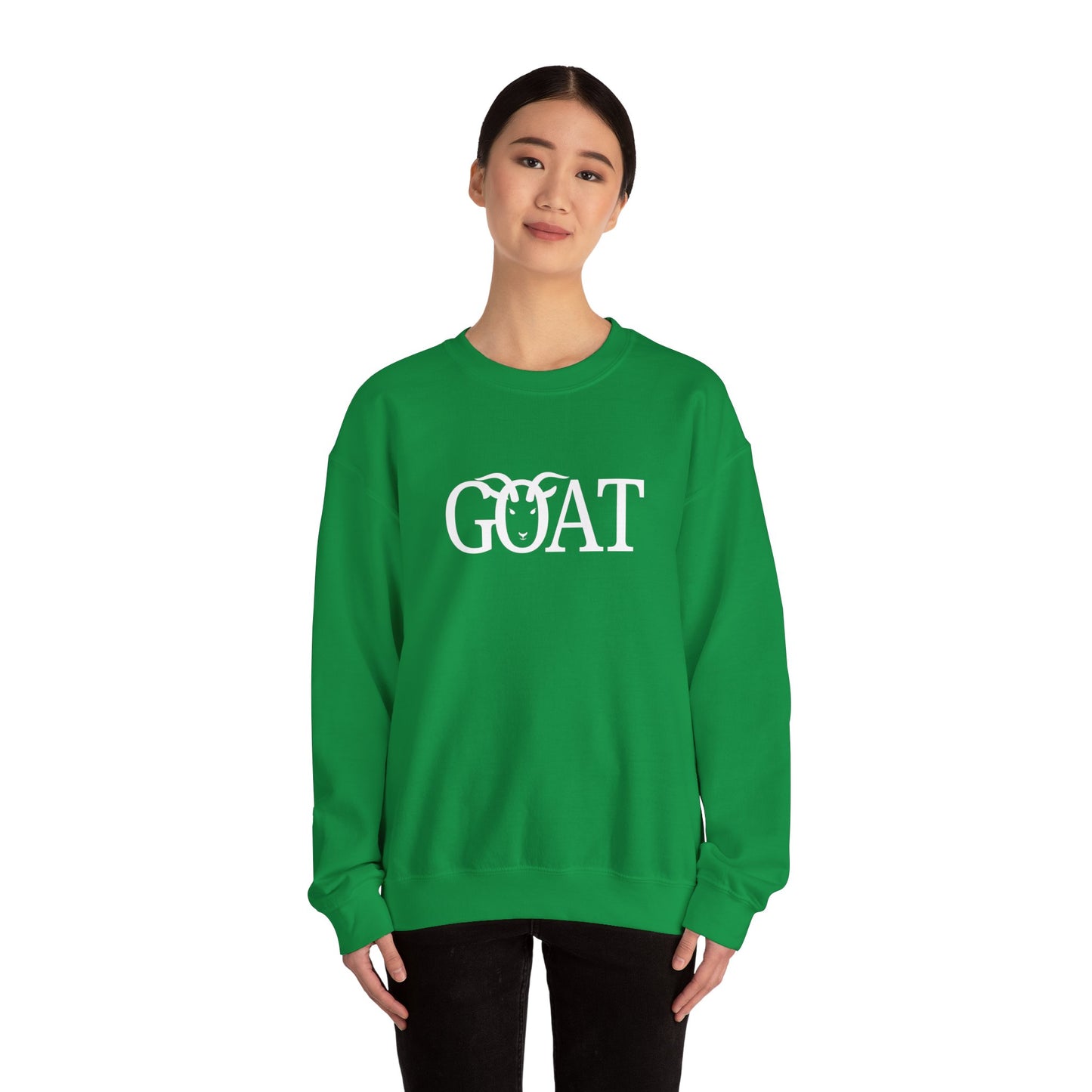 Trendy Crewneck Sweatshirt- GOAT