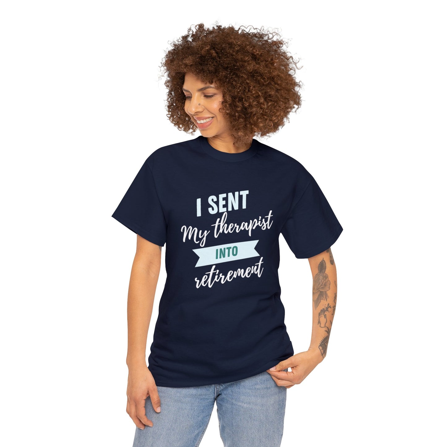 Therapist t-shirt funny apparel for her and him Unisex Heavy Cotton Tee