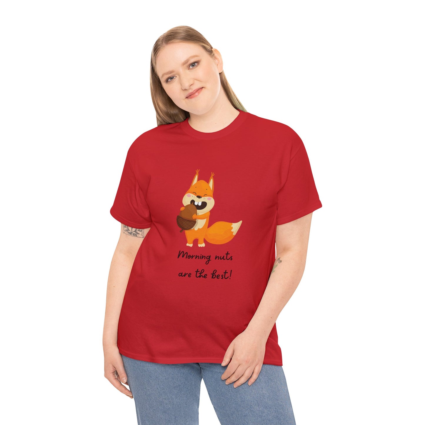 Squirrel & nuts humor funny apperal t-shirt Unisex Heavy Cotton Tee funny t-shirt gift