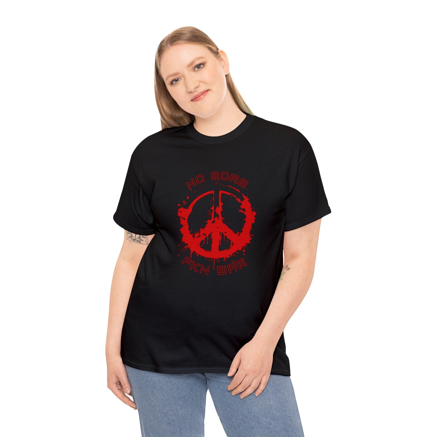 Cotton T-shirt- NO MORE WAR