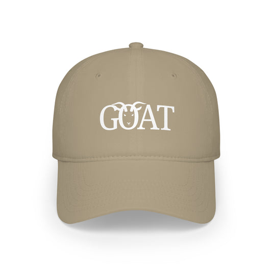 Low Profile Baseball Cap- GOAT