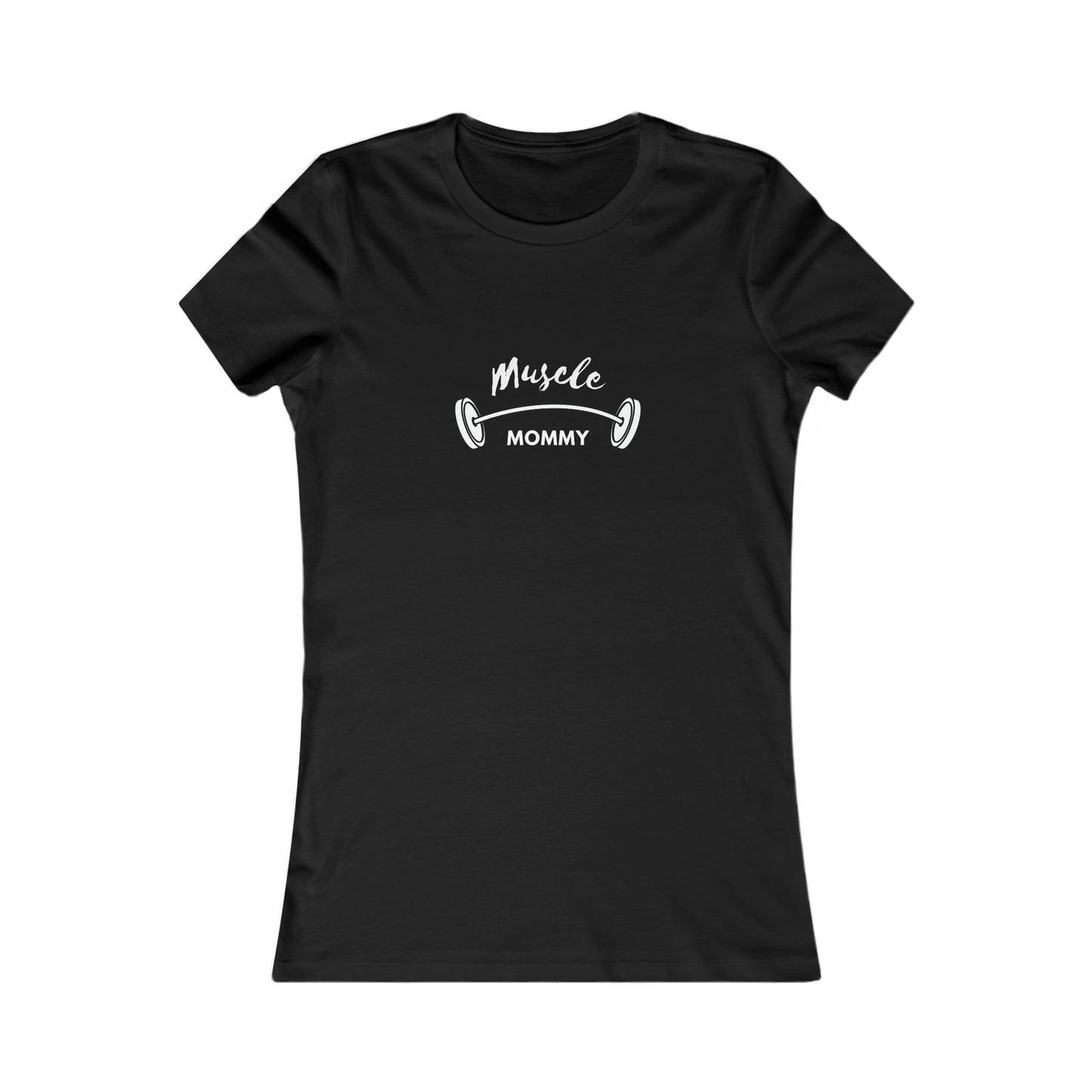 Women's Fitness t-shirt- Muscle Mommy- Fitted tee