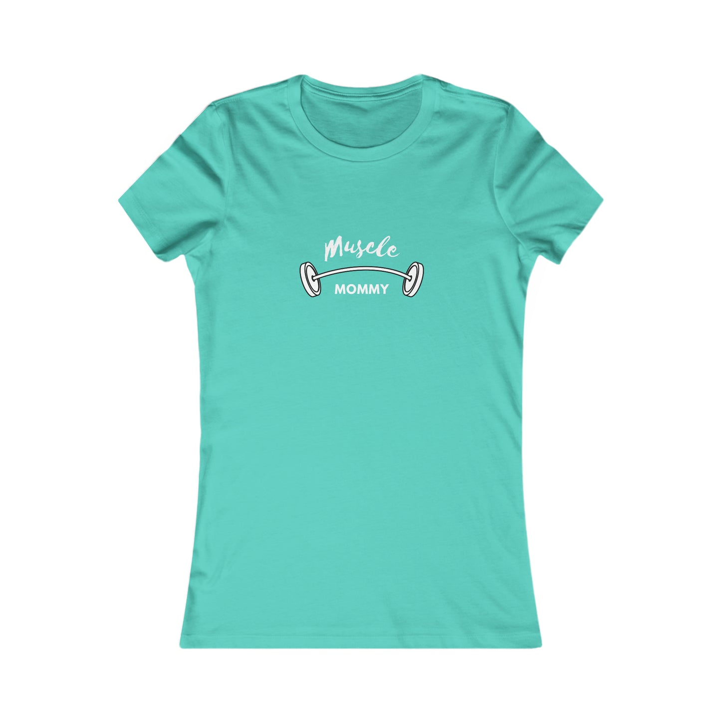 Women's Fitness t-shirt- Muscle Mommy- Fitted tee