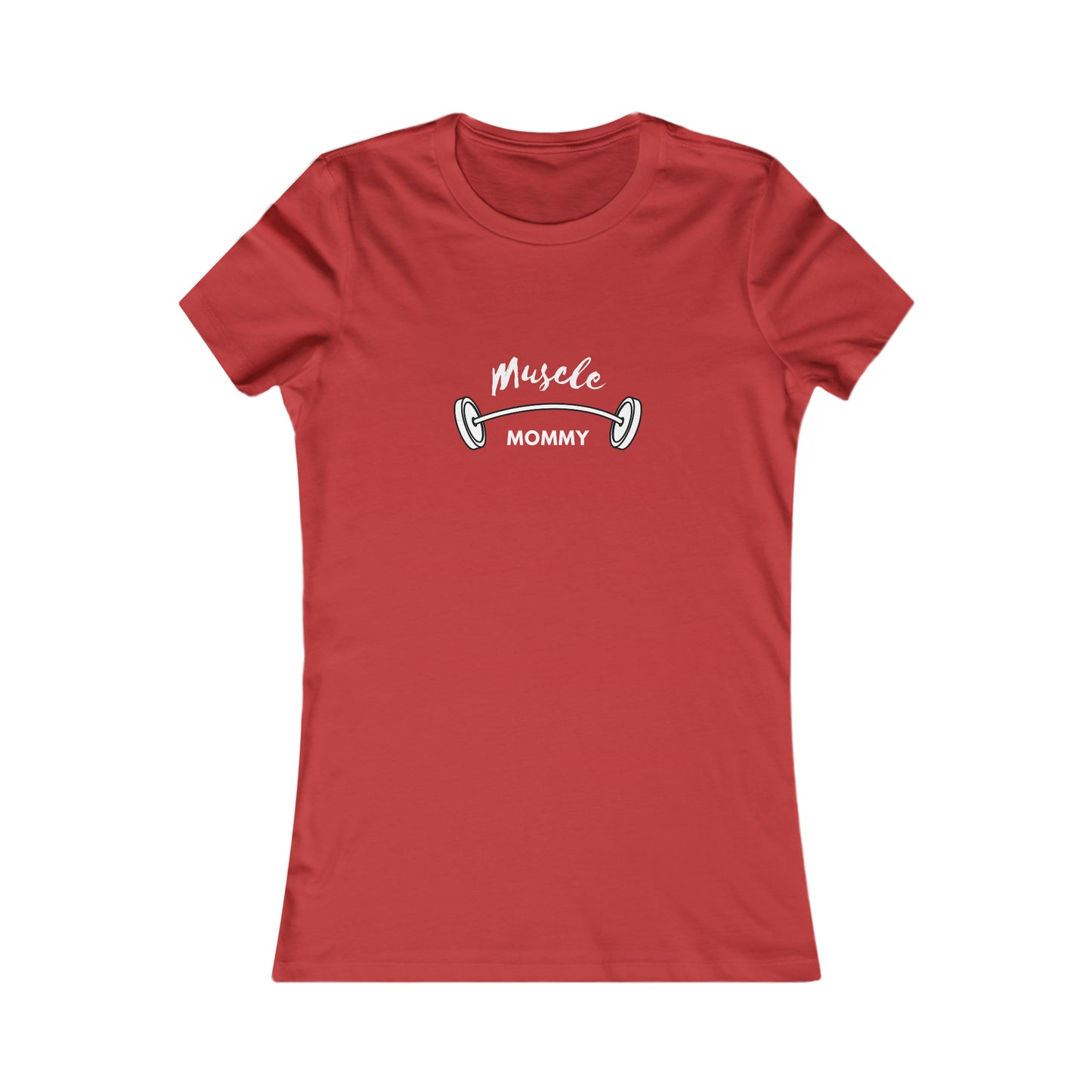 Women's Fitness t-shirt- Muscle Mommy- Fitted tee