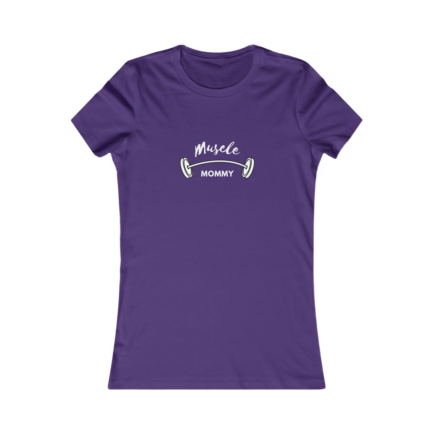 Women's Fitness t-shirt- Muscle Mommy- Fitted tee