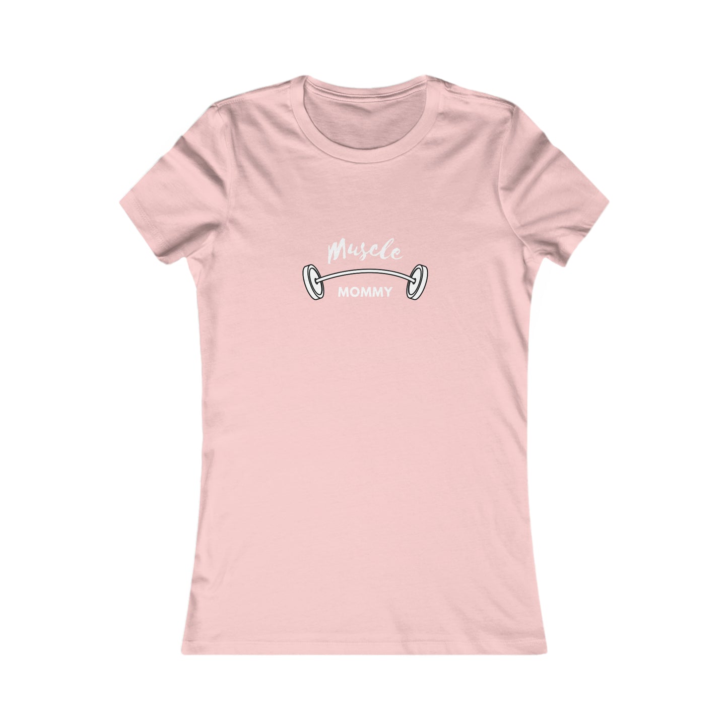 Women's Fitness t-shirt- Muscle Mommy- Fitted tee