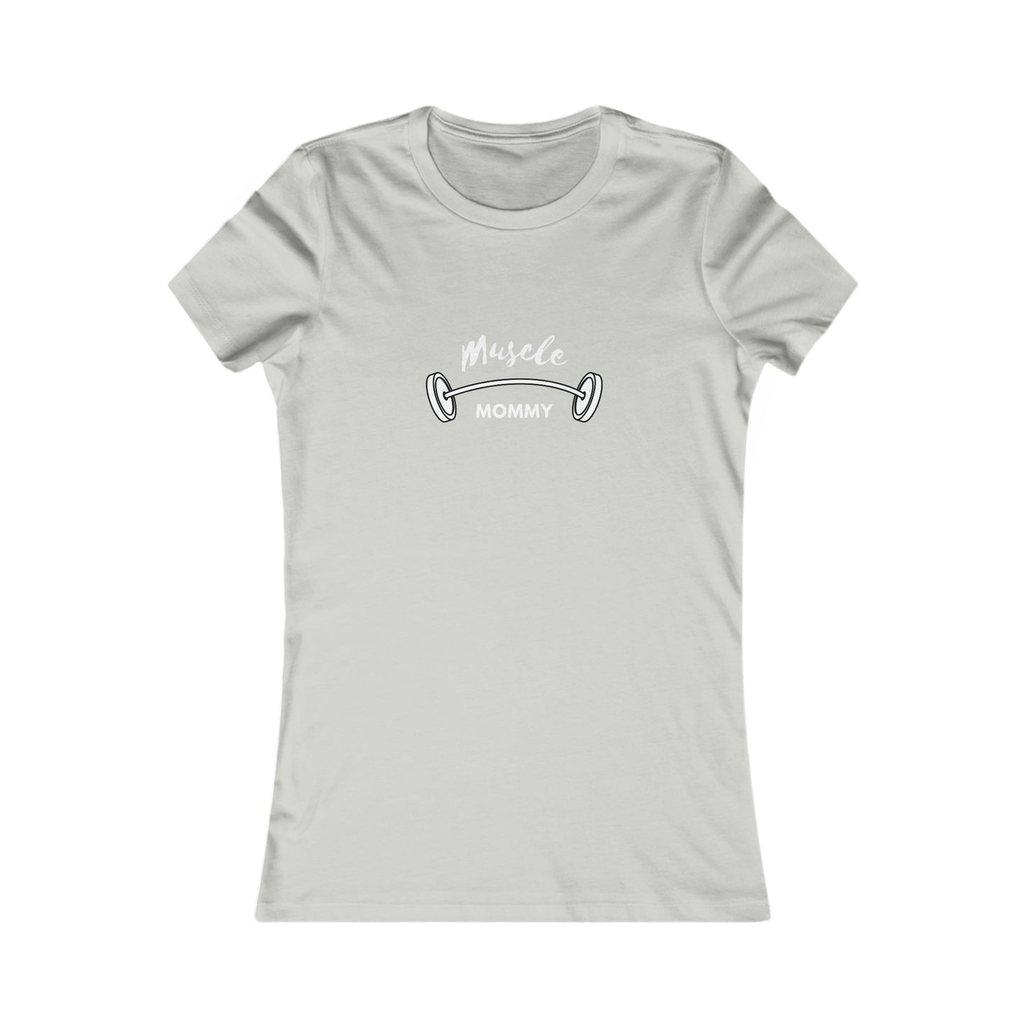 Women's Fitness t-shirt- Muscle Mommy- Fitted tee