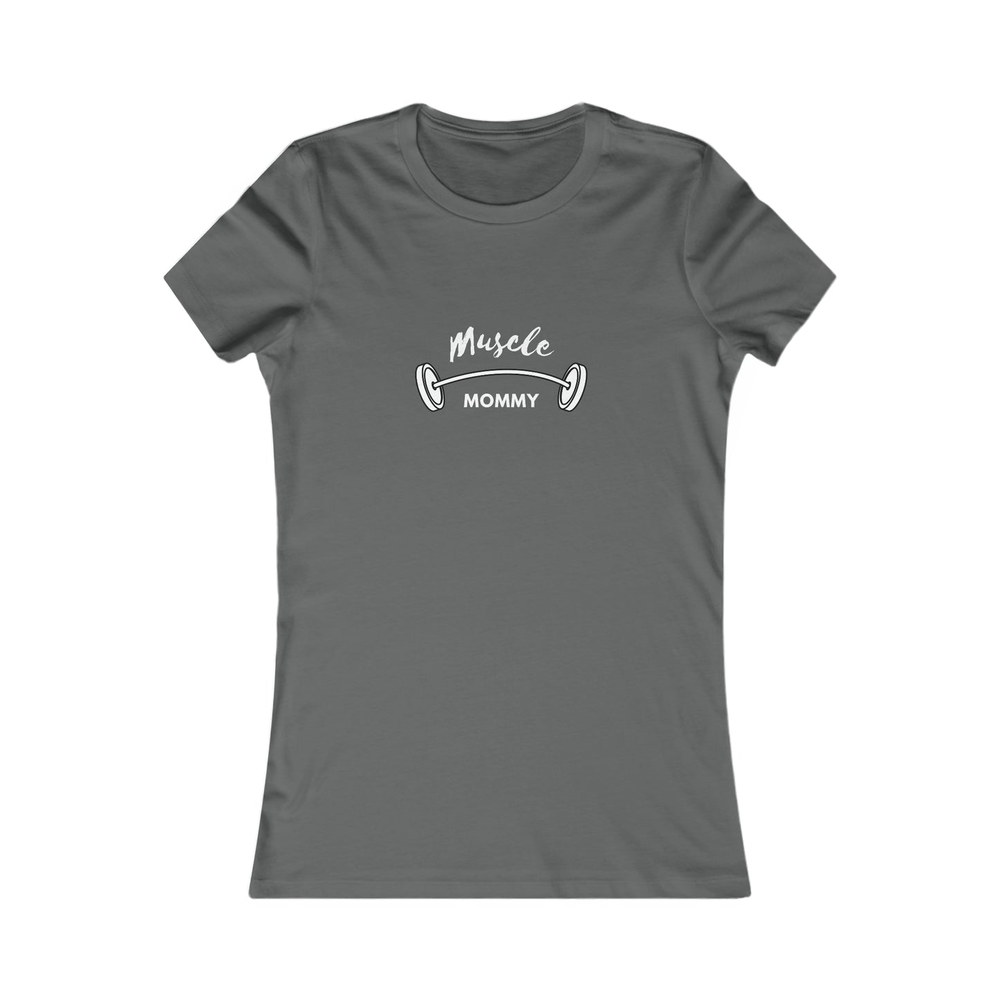 Women's Fitness t-shirt- Muscle Mommy- Fitted tee