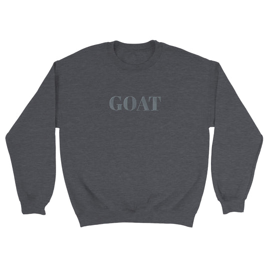 Trendy crewneck sweatshirt- GOAT