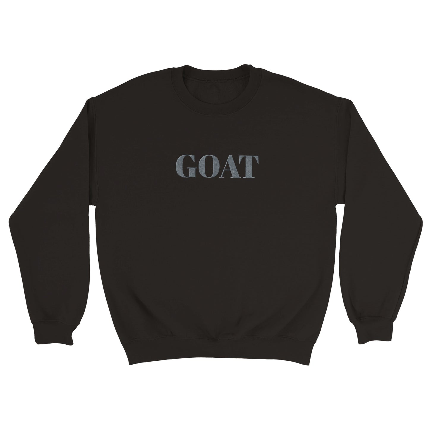 Trendy crewneck sweatshirt- GOAT