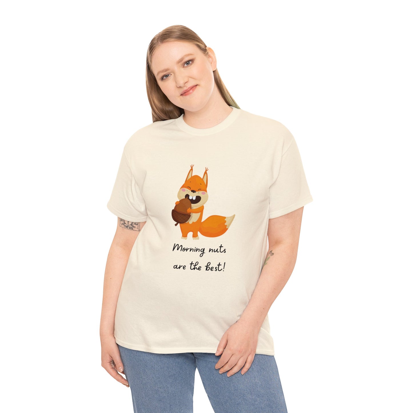 Squirrel & nuts humor funny apperal t-shirt Unisex Heavy Cotton Tee funny t-shirt gift