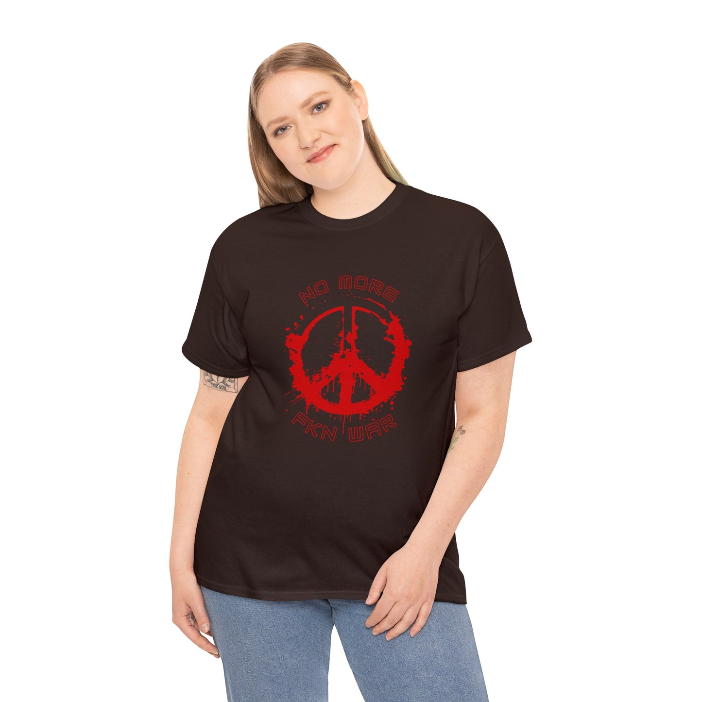 Cotton T-shirt- NO MORE WAR