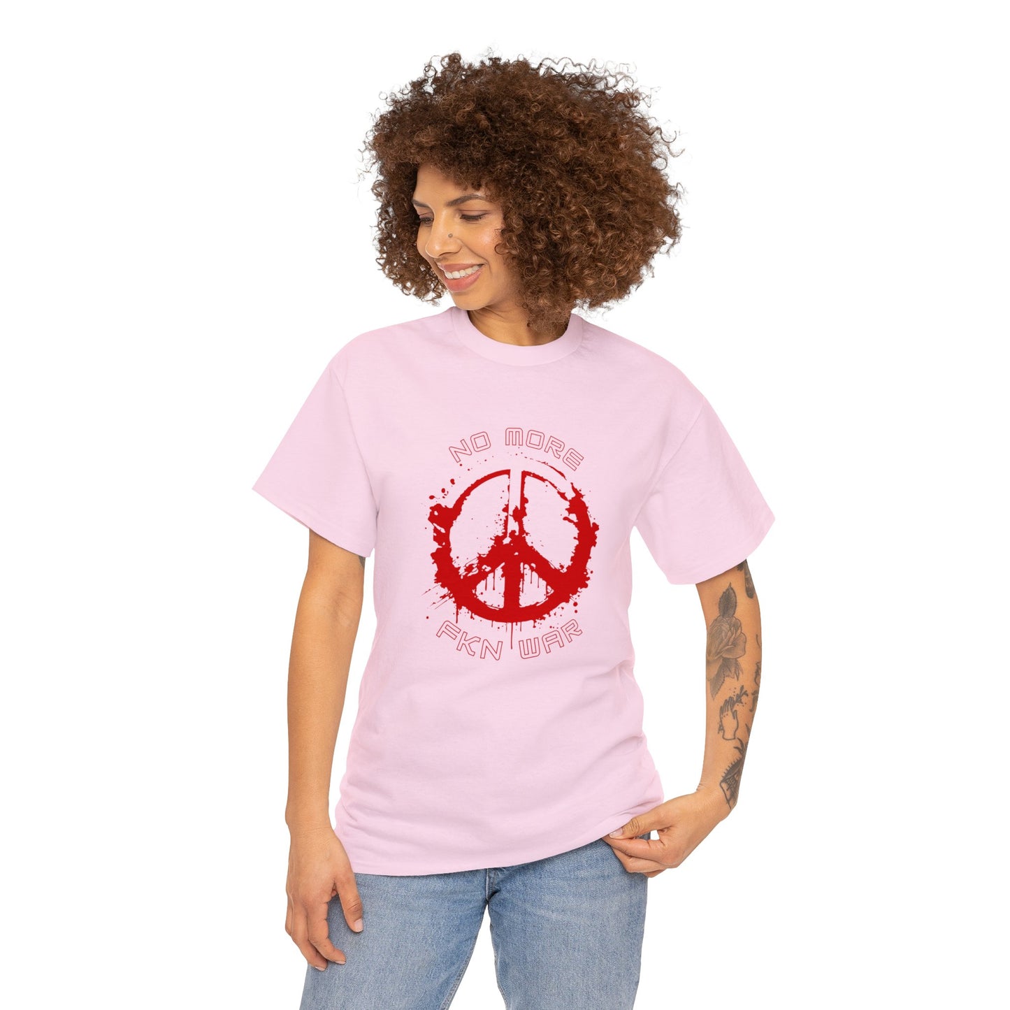 Cotton T-shirt- NO MORE WAR