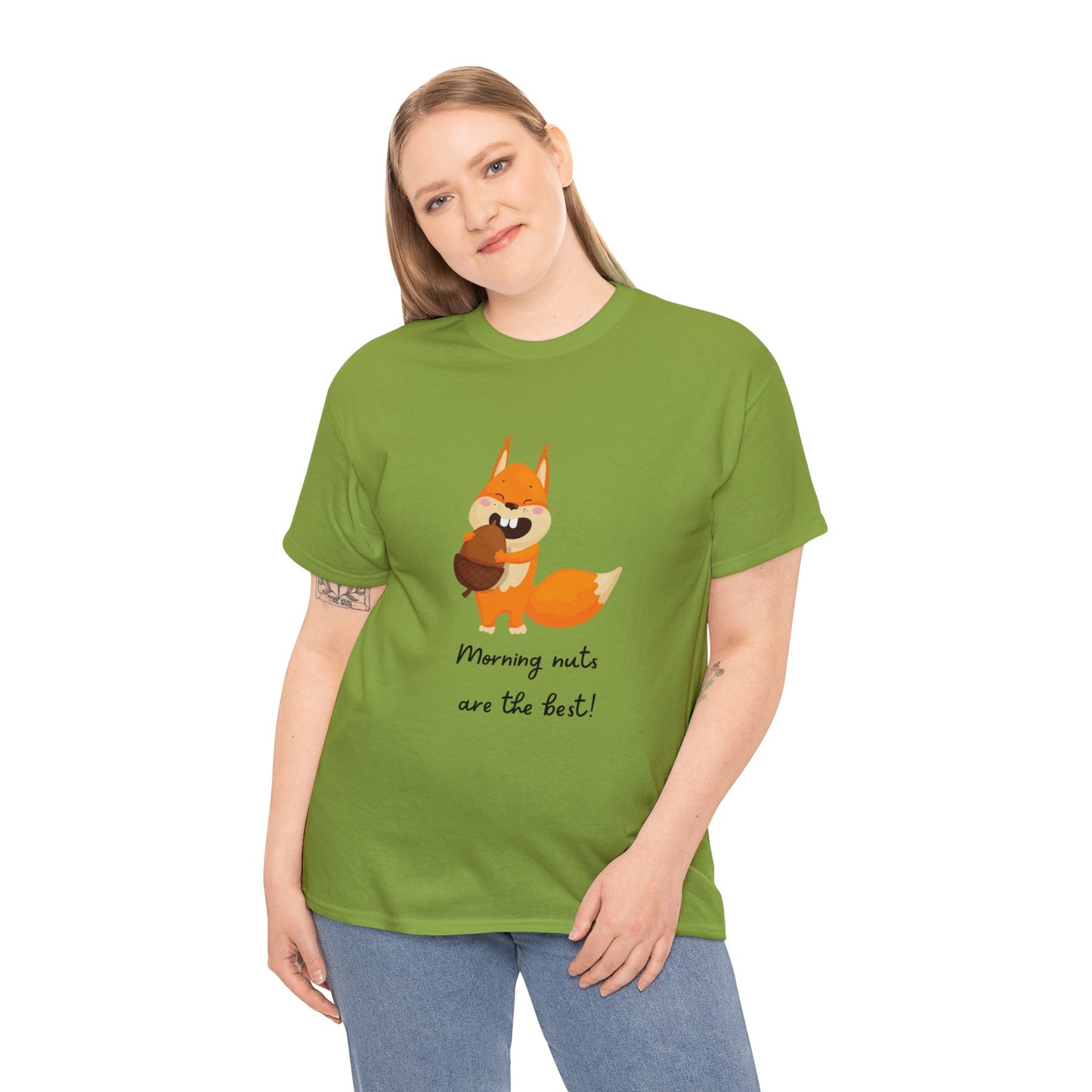 Squirrel & nuts humor funny apperal t-shirt Unisex Heavy Cotton Tee funny t-shirt gift