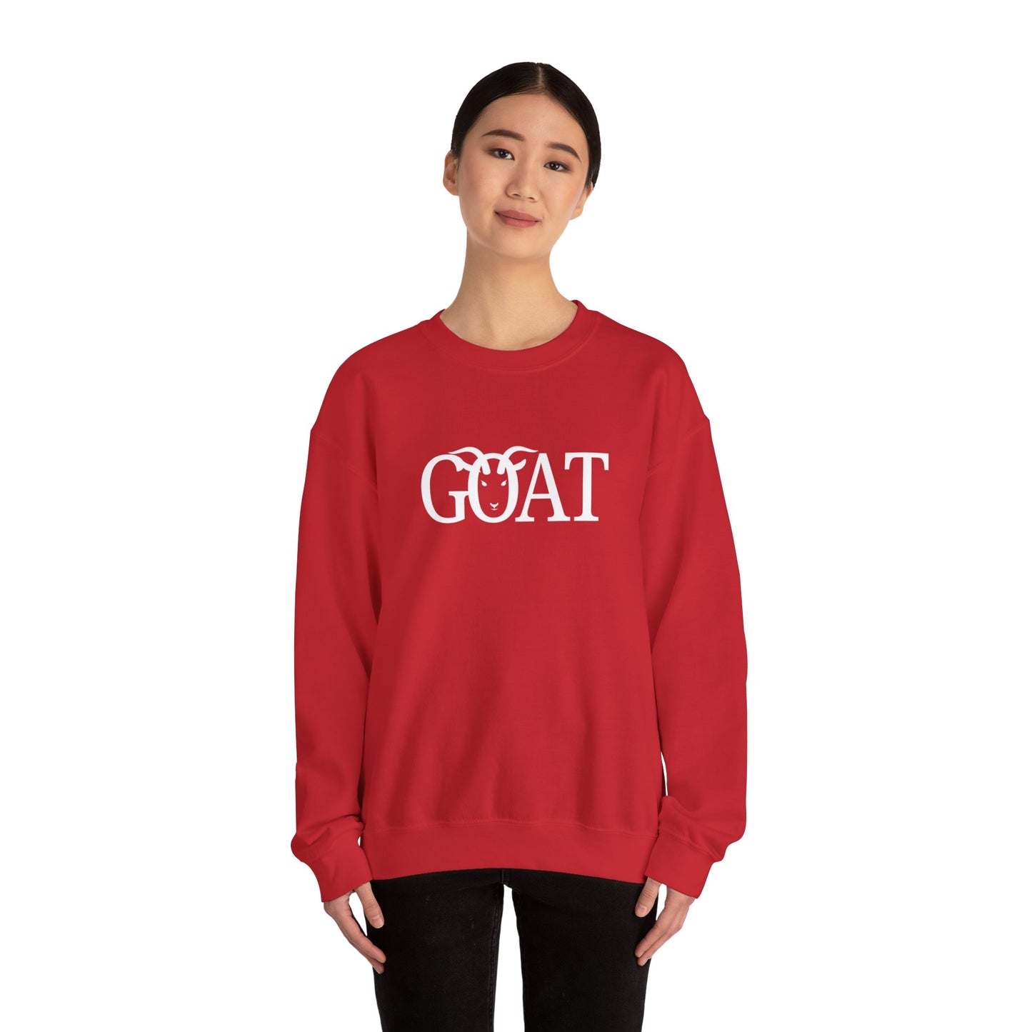 Trendy Crewneck Sweatshirt- GOAT