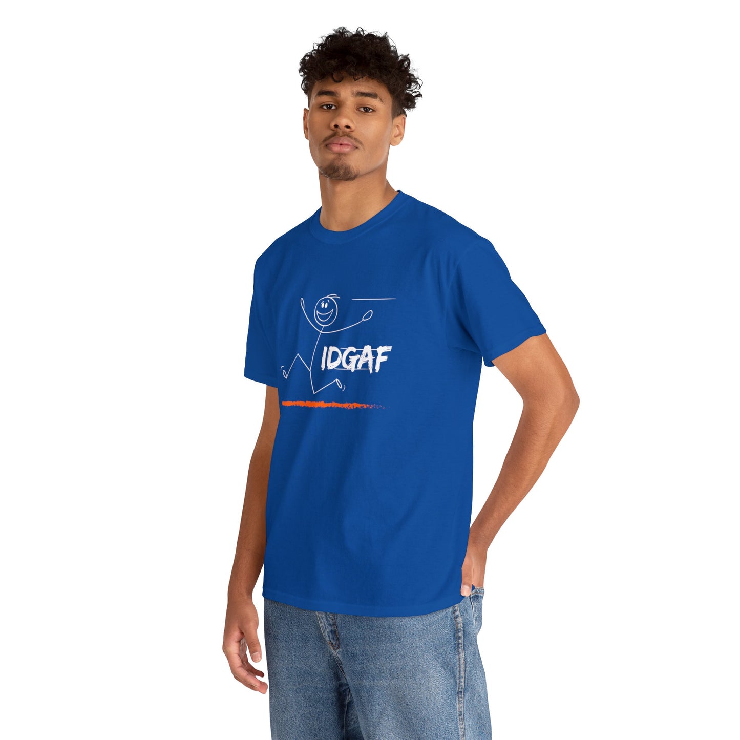 Unisex Heavy Cotton Tee- IDGAF