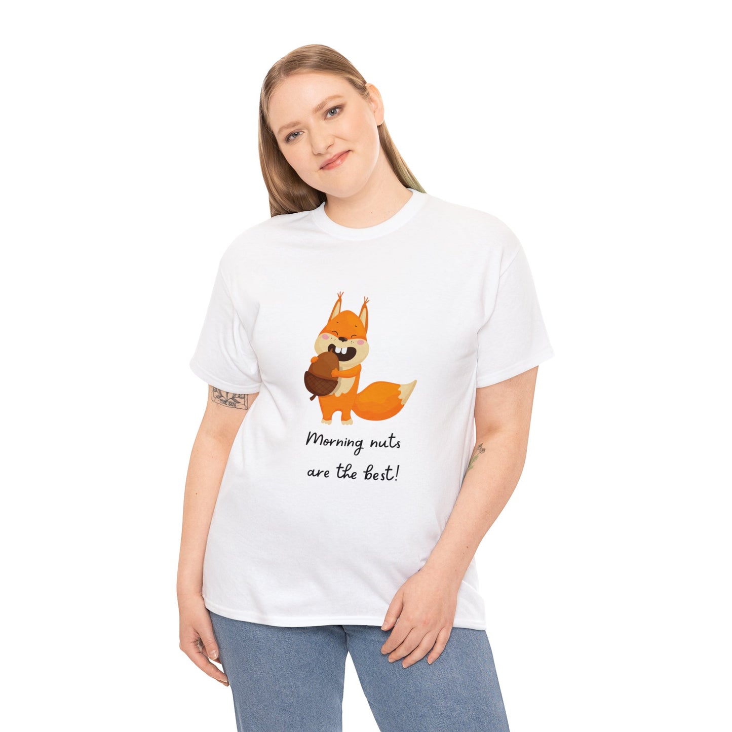 Squirrel & nuts humor funny apperal t-shirt Unisex Heavy Cotton Tee funny t-shirt gift