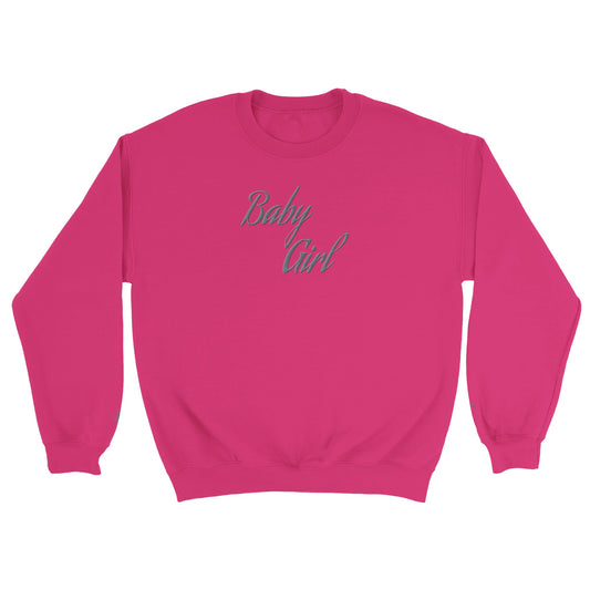 Baby Girl favorite Crewneck Sweatshirt, Yes Daddy sexy apparel