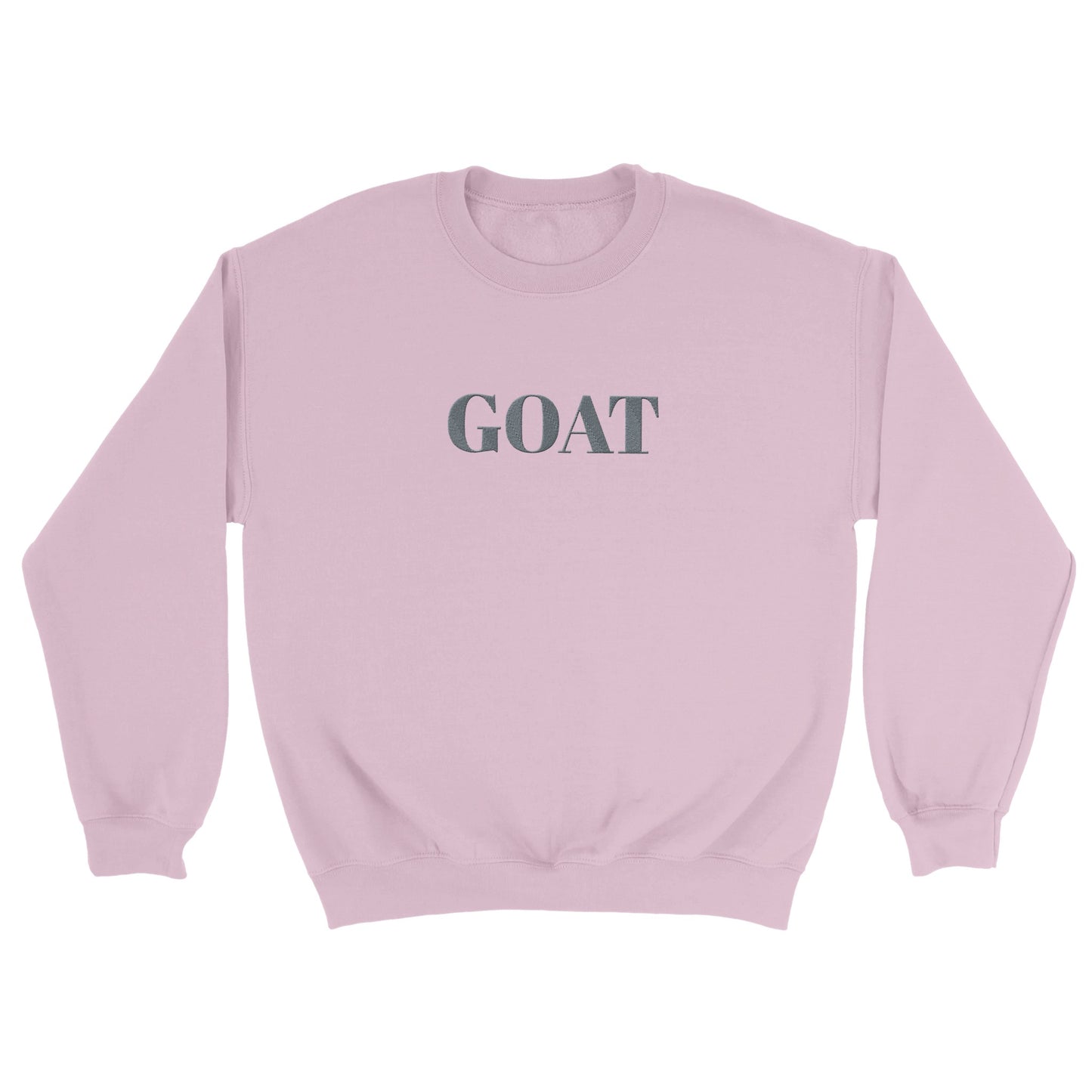 Trendy crewneck sweatshirt- GOAT