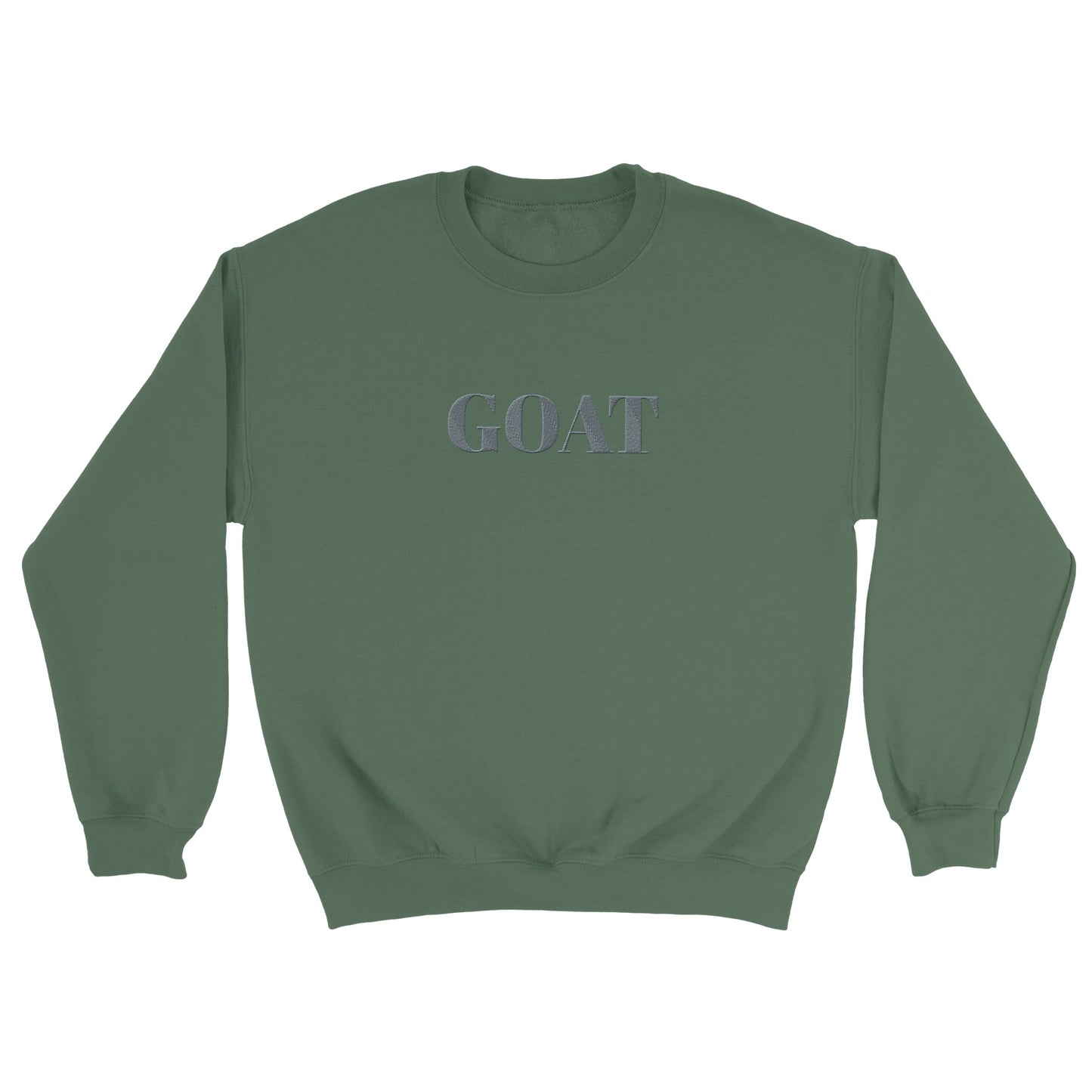 Trendy crewneck sweatshirt- GOAT