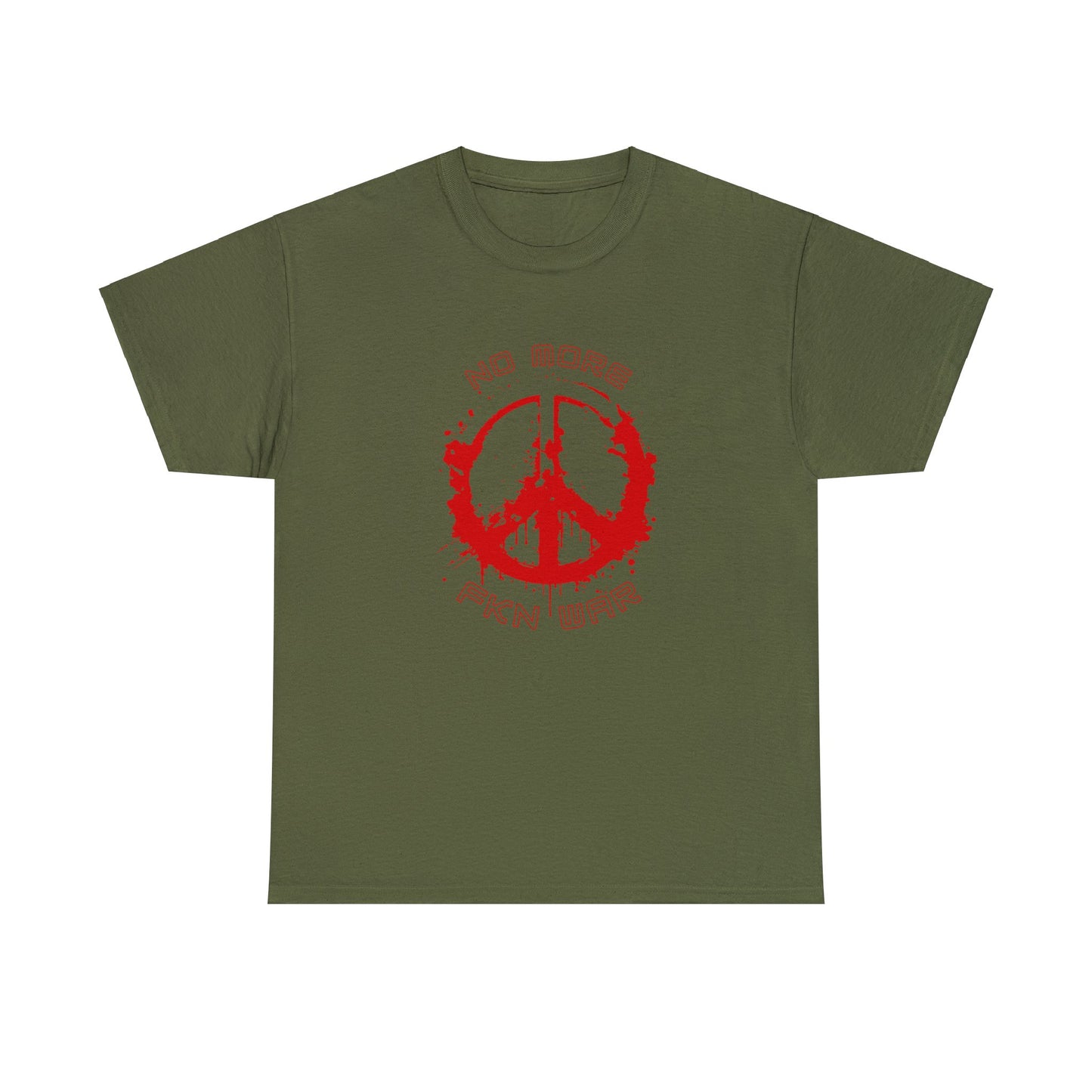 Cotton T-shirt- NO MORE WAR