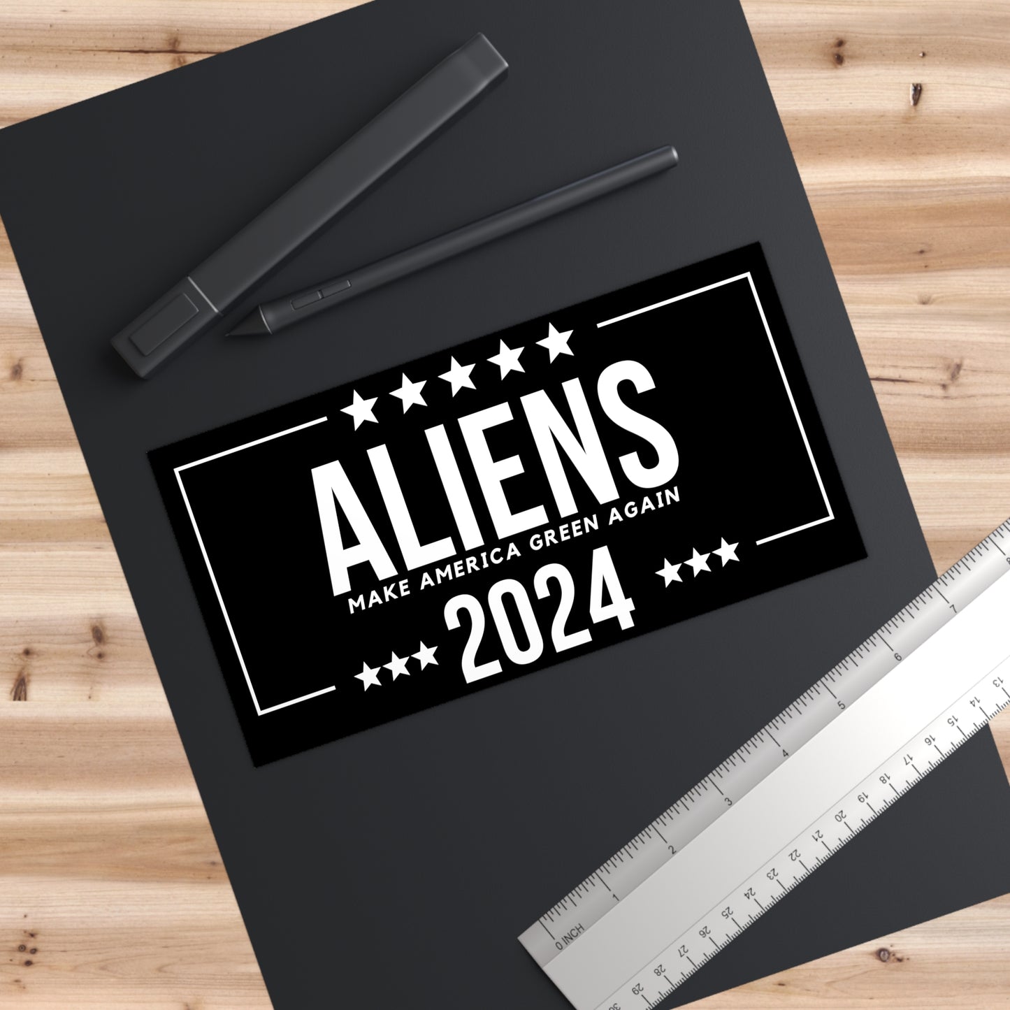 Bumper Stickers funny election 2024 Vote for Aliens