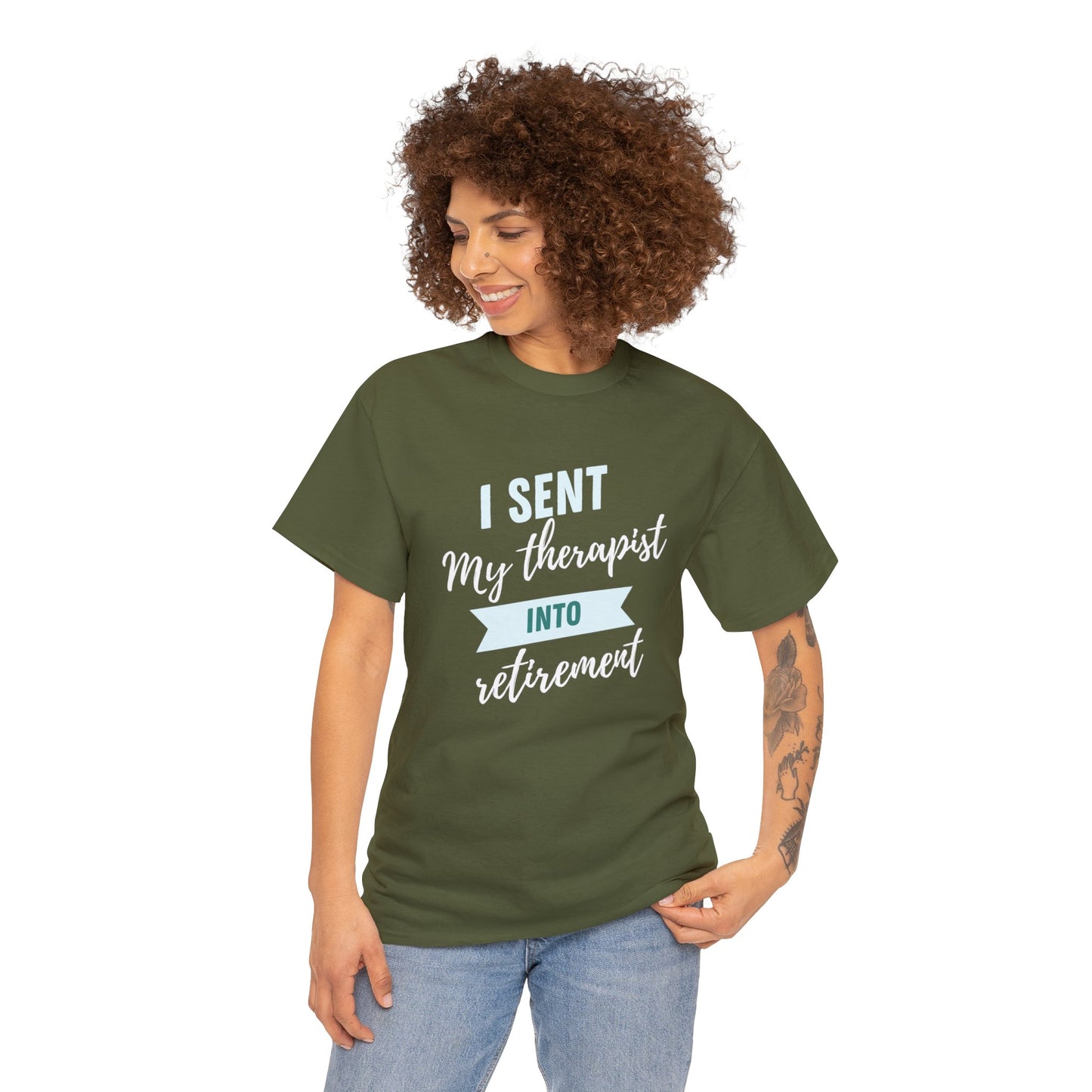 Therapist t-shirt funny apparel for her and him Unisex Heavy Cotton Tee