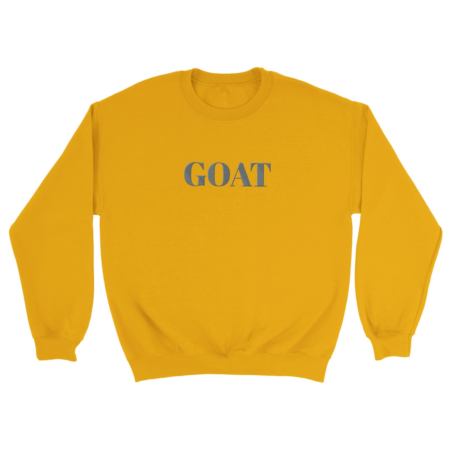 Trendy crewneck sweatshirt- GOAT