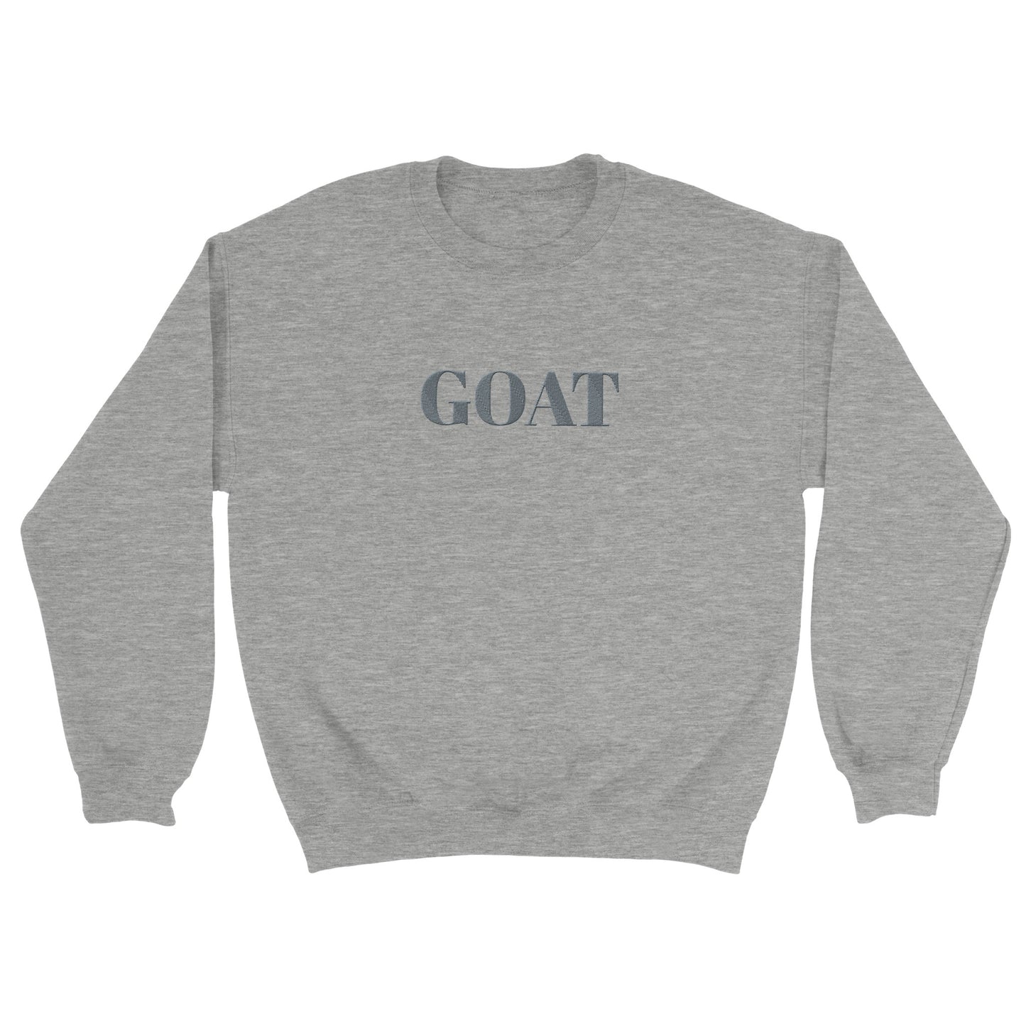 Trendy crewneck sweatshirt- GOAT