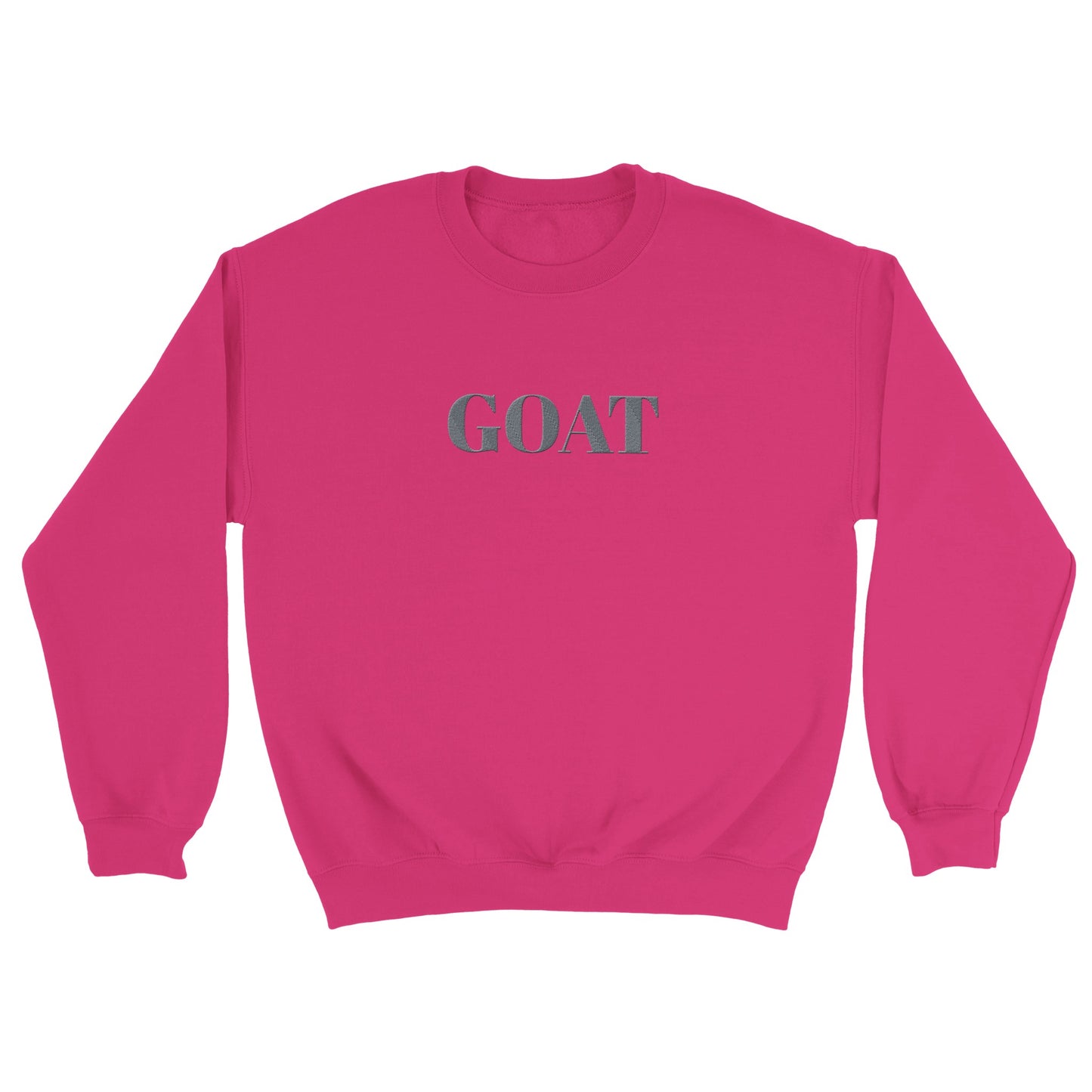 Trendy crewneck sweatshirt- GOAT